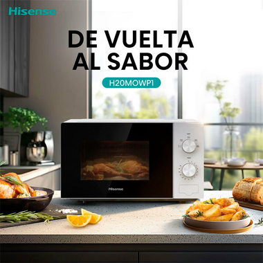 Microondas Hisense H20MOWP1 Blanco (4)