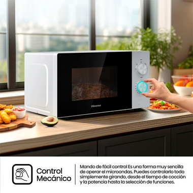 Microondas Hisense H20MOWP1 Blanco (6)