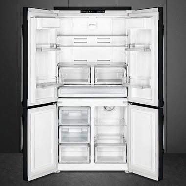 Frigorífico Americano Smeg FQ960BL6 Negro (2)