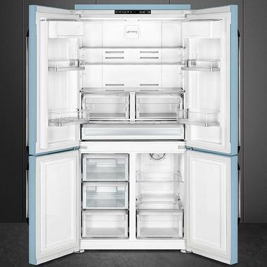 Frigorífico Americano Smeg FQ960PB6 Azul (2)