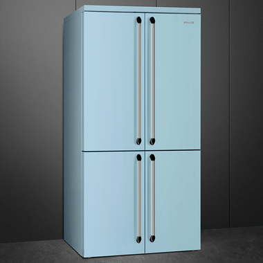 Frigorífico Americano Smeg FQ960PB6 Azul (3)