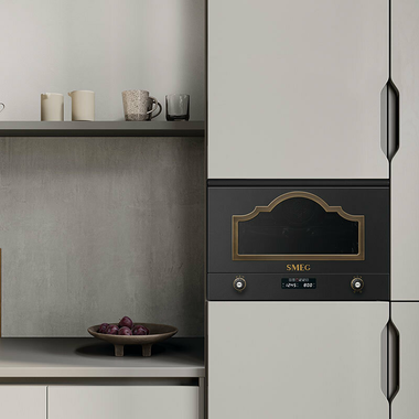 Microondas integrable Smeg MP722AO Gris Antracita (2)