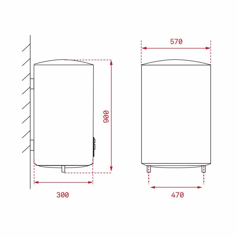 Termo Teka EWH80D SLIM Blanco (1)