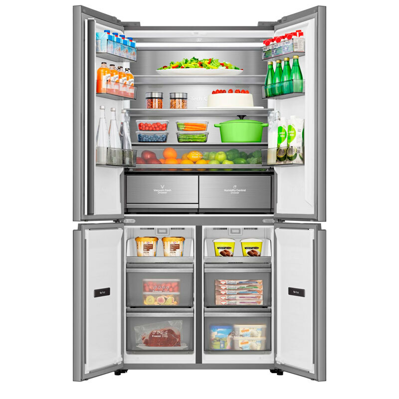 Frigorífico Americano Hisense RQ5P605NSVE Inox (2)