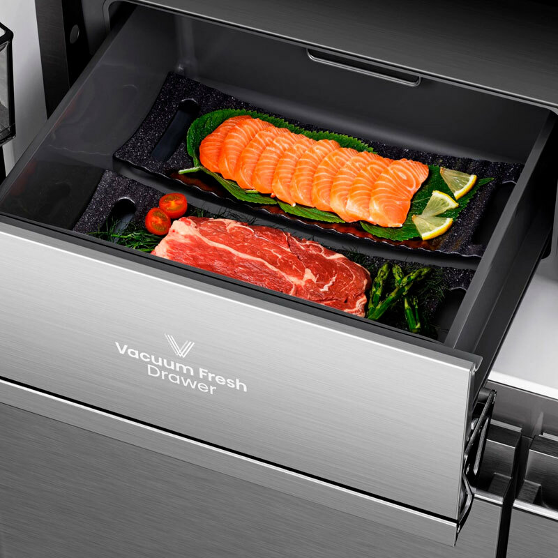 Frigorífico Americano Hisense RQ5P605NSVE Inox (5)