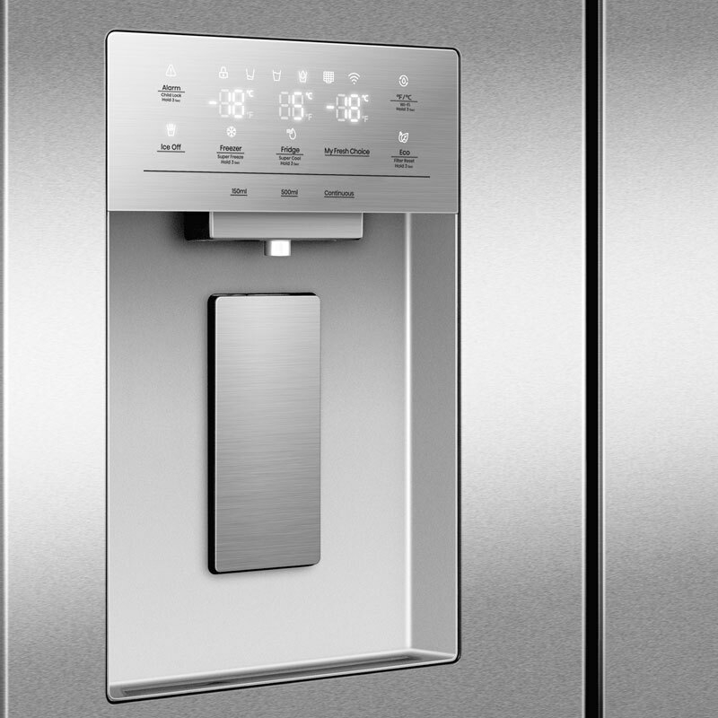 Frigorífico Americano Hisense RQ5P470SYID Inox (7)
