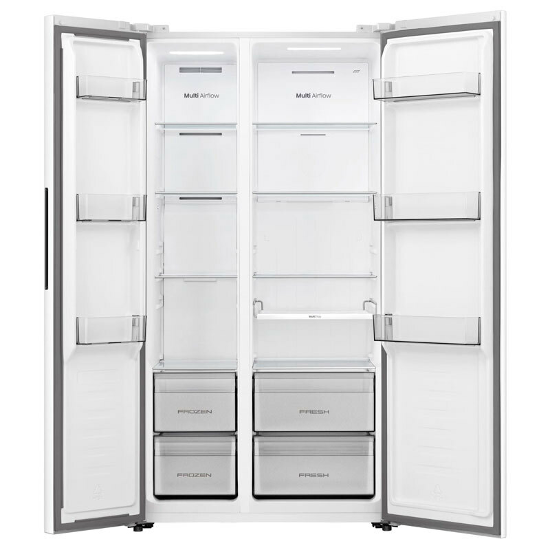 Frigorífico Americano Hisense RS3P538NEWE Blanco (2)