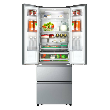 Frigorífico Combi Cajón Francés Hisense RF632N4AIC1 Inox (2)