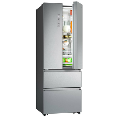 Frigorífico Combi Cajón Francés Hisense RF632N4AIC1 Inox (3)