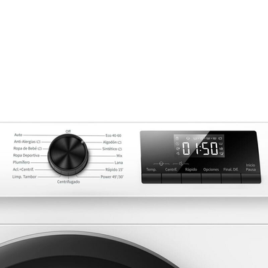 Lavadora Hisense WF1Q9041BW 9 Kg (1)