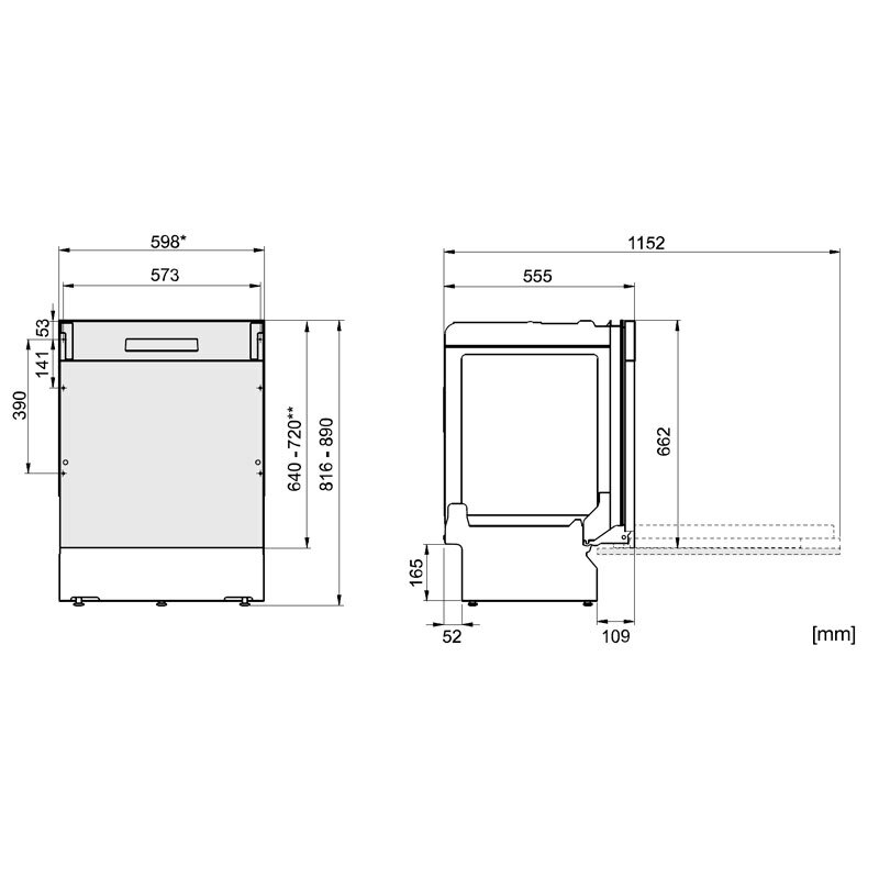 Lavavajillas integrable Hisense HV16D5 60 cm (1)