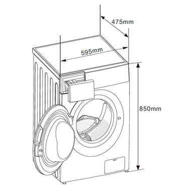 Lavasecadora Midea MF200D80WBW-ES 8Kg (1)