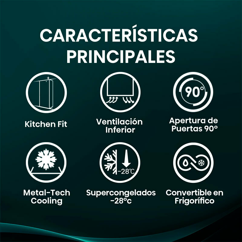 Congelador 1 Puerta Hisense FT3K310SAIE Inox (4)