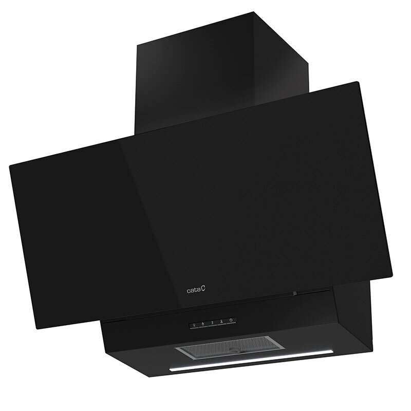 Campana decorativa Cata Thalassa 900 GBK/G Cristal Negro 90 cm