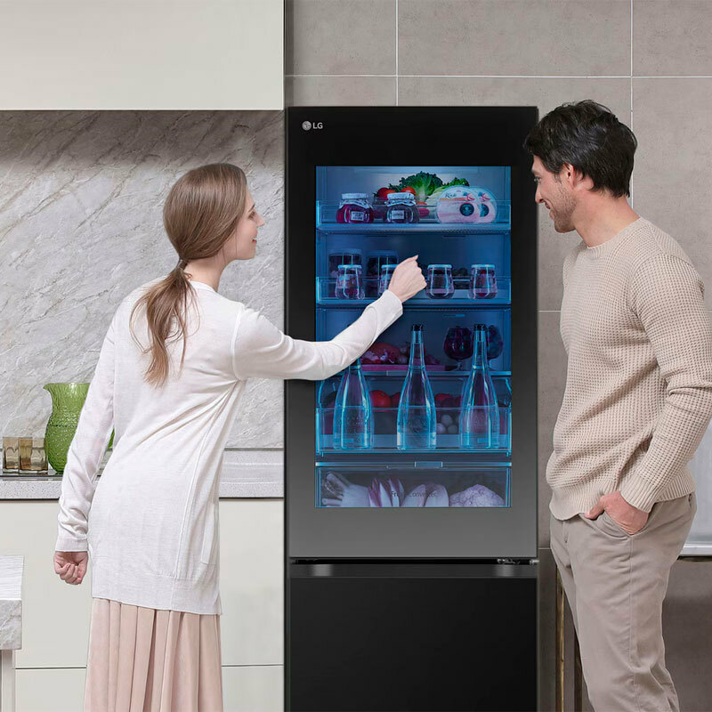 Frigorífico Combi LG GBG5160CEV Acero Negro (4)