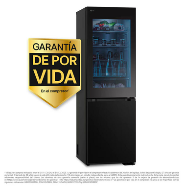 Frigorífico Combi LG GBG5160CEV Acero Negro (6)