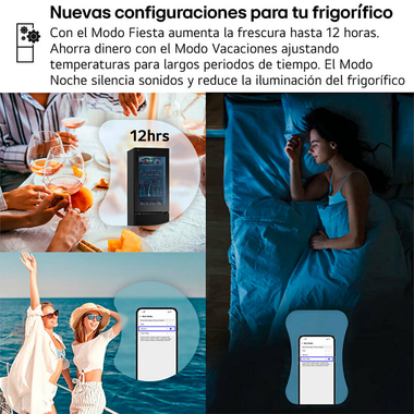 Frigorífico Combi LG GBG5160CEV Acero Negro (9)