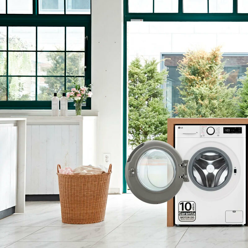 Lavadora LG F4WR6009A0W 9Kg (7)