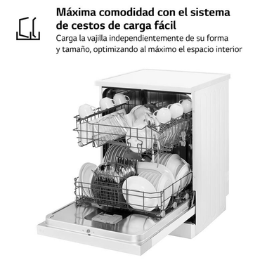 Lavavajillas LG DF030FW 60 cm (6)