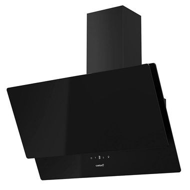 Campana decorativa Cata JUNO Plus 7000 GBK Cristal Negro 70 cm