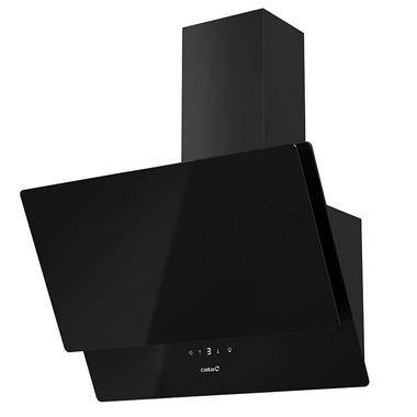 Campana decorativa Cata JUNO Plus 6000 GBK Cristal Negro 60 cm