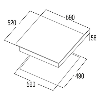 Placa Inducción Cata IB6303E2BK 60 cm (1)