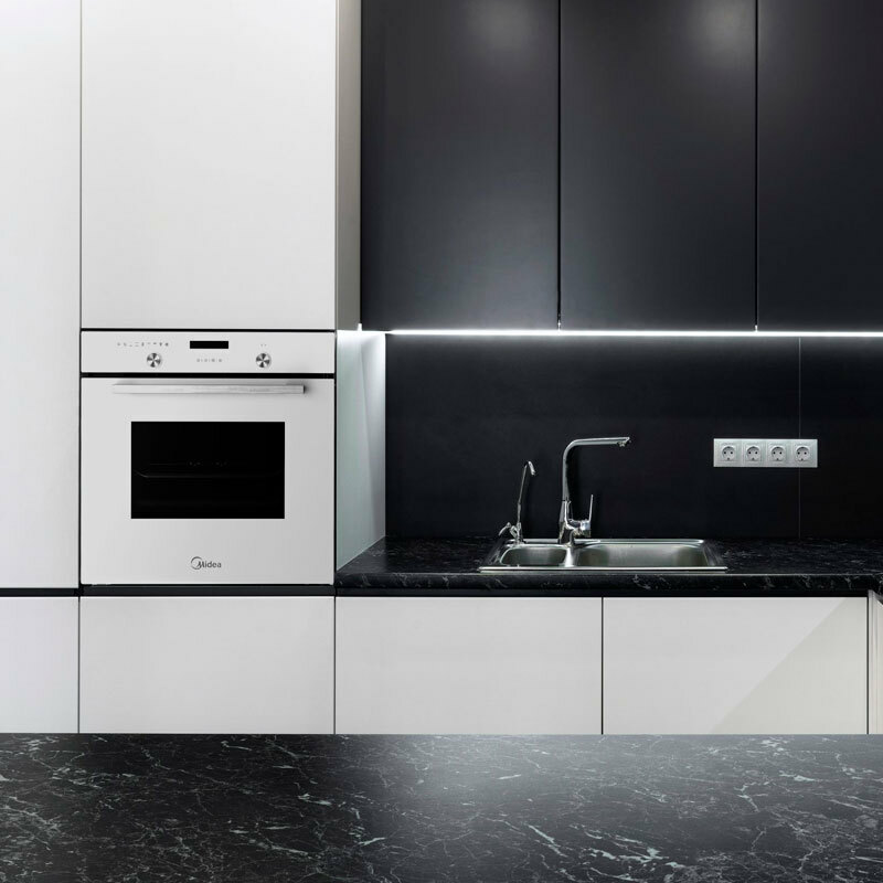 Horno Midea MBON5M90E5-WH Cristal Blanco (4)