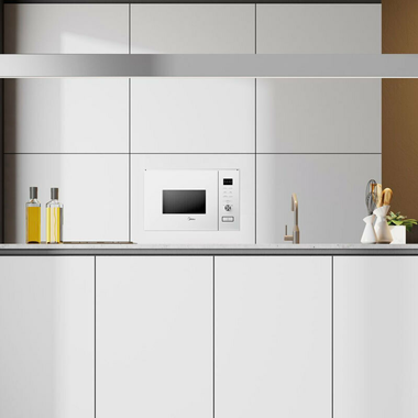Microondas integrable Midea MBMTG820H-WH Cristal Blanco (4)