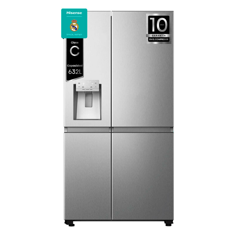 Frigorífico Americano Hisense RS818N4TIC1 Inox