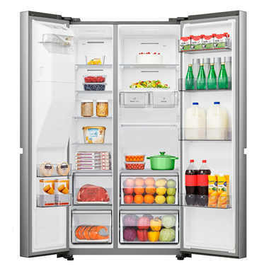 Frigorífico Americano Hisense RS818N4TIC1 Inox (2)