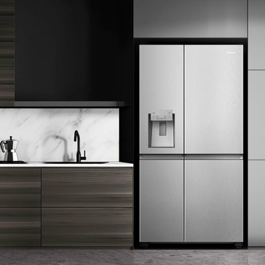 Frigorífico Americano Hisense RS818N4TIC1 Inox (6)