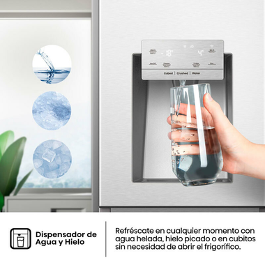 Frigorífico Americano Hisense RS818N4TIC1 Inox (7)