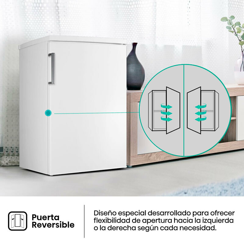 Frigorífico 1 Puerta Hisense RL170D4BWE Blanco (8)