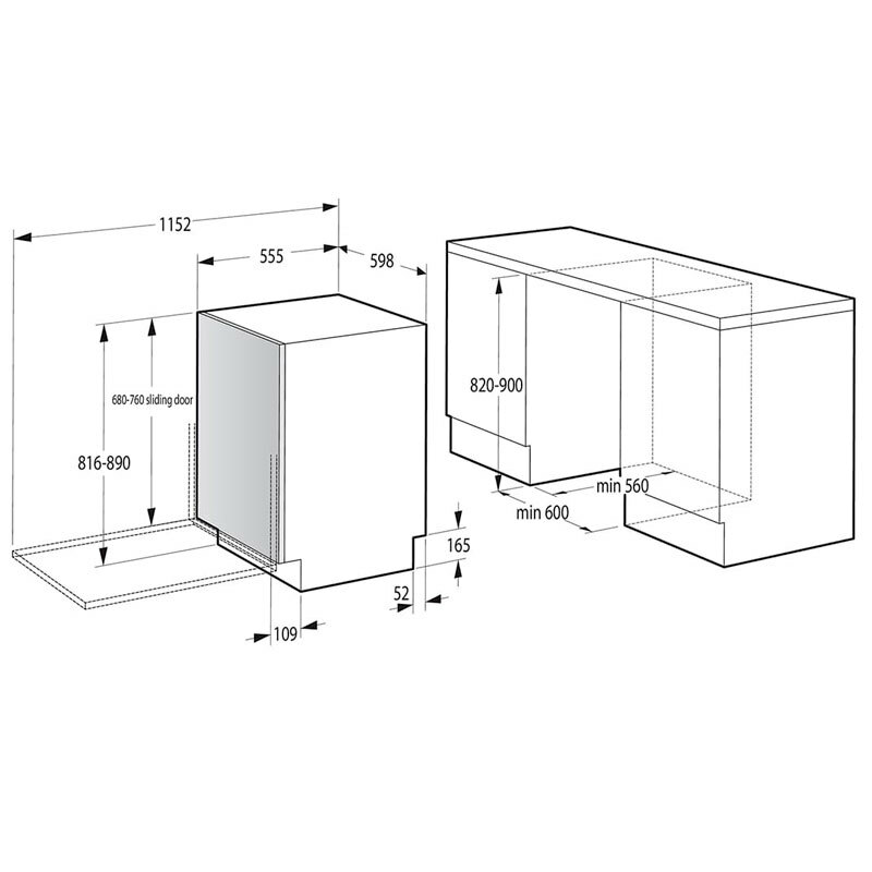 Lavavajillas integrable Hisense HV673A65 60 cm (1)