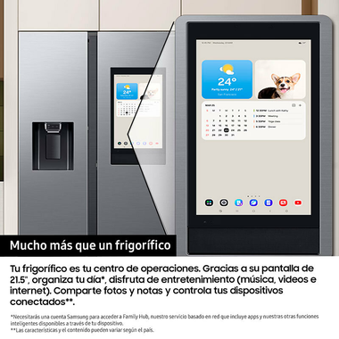 Frigorífico Americano Samsung RS90F66BETEF Inox (3)