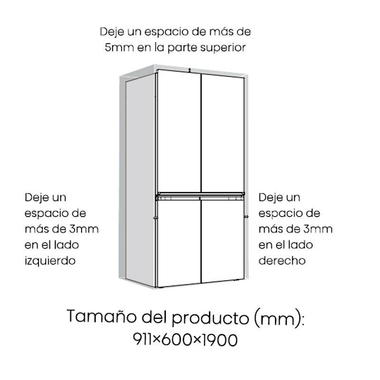 Frigorífico Americano Hisense RQ768N4GBE Cristal Negro (1)
