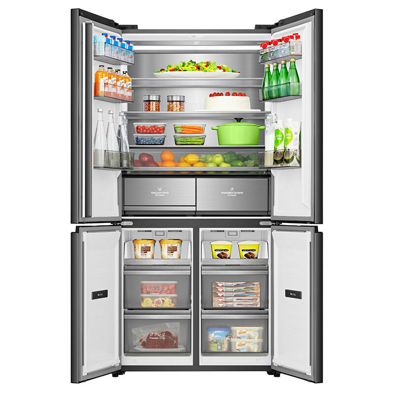 Frigorífico Americano Hisense RQ768N4GBE Cristal Negro (2)