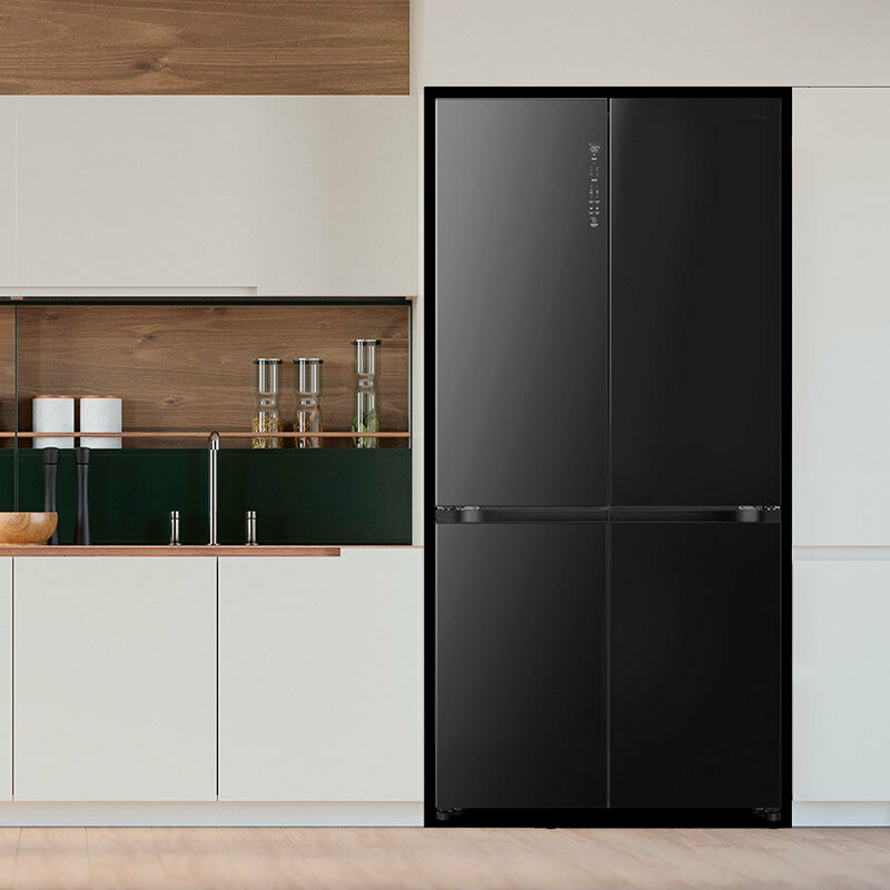 Frigorífico Americano Hisense RQ768N4GBE Cristal Negro (6)