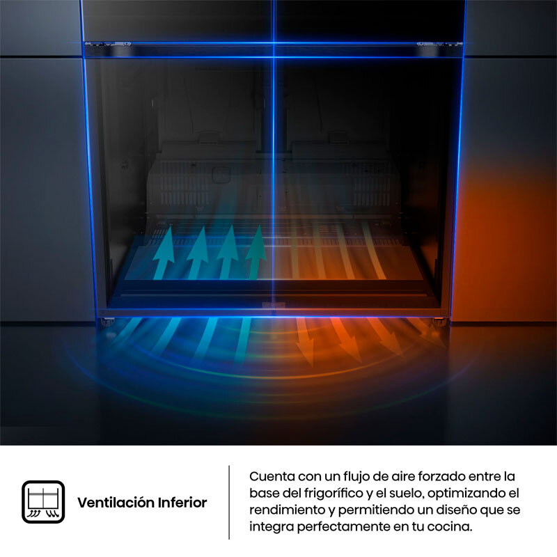 Frigorífico Americano Hisense RQ768N4GBE Cristal Negro (9)