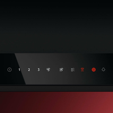 Campana decorativa AEG GI87D91CB Negro Mate 90 cm (2)