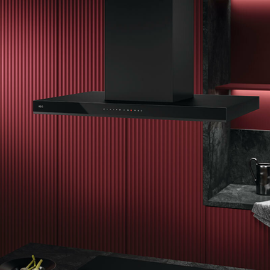 Campana decorativa AEG GI87D91CB Negro Mate 90 cm (3)