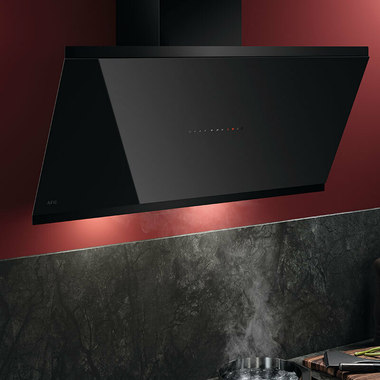 Campana decorativa AEG GV77D91SB Cristal Negro 90 cm (3)