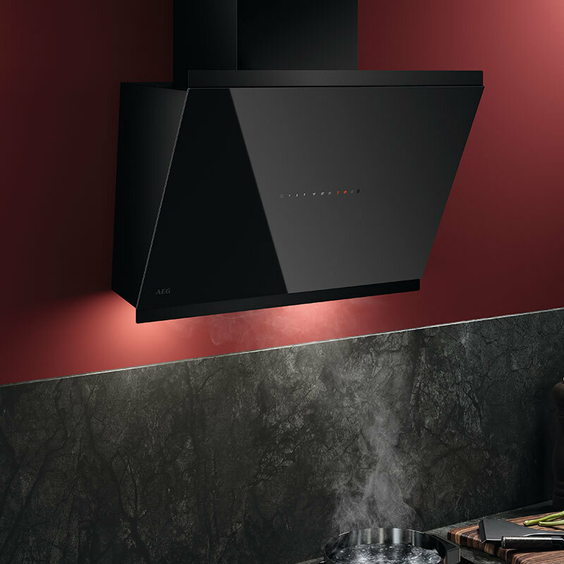 Campana decorativa AEG GV77D61SB Cristal Negro 60 cm (3)