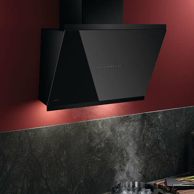 Campana decorativa AEG GV77D61SB Cristal Negro 60 cm (3)