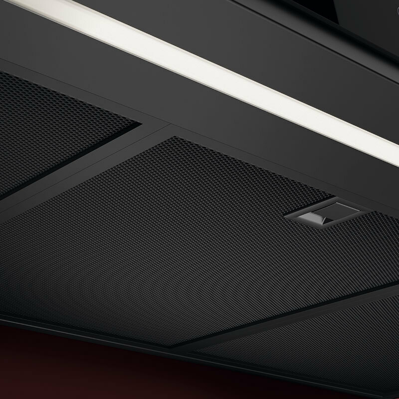 Campana decorativa AEG GB87D91CB Acero Negro 90 cm (5)