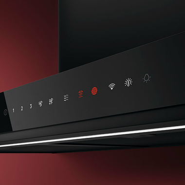 Campana decorativa AEG GB87D91CB Acero Negro 90 cm (6)