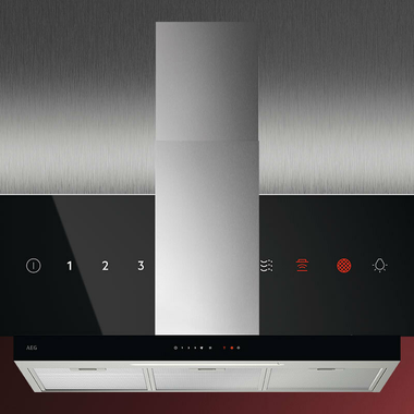 Campana decorativa AEG GB67D91HL Inox 90 cm (2)