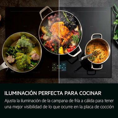 Campana de techo AEG NDC7792SW Acero Blanco 90 cm (8)