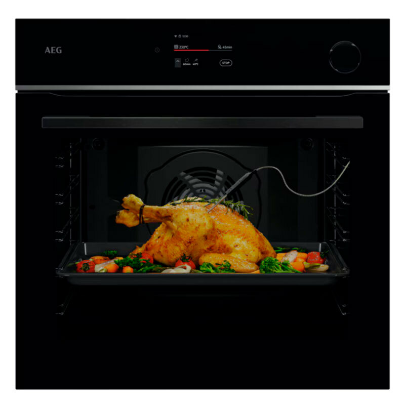 Horno AEG TR7PB73FSB Cristal Negro