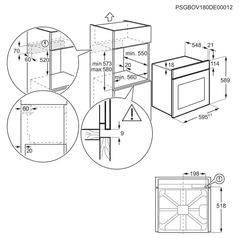 Horno AEG OU5PB41WSB Cristal Negro (1)